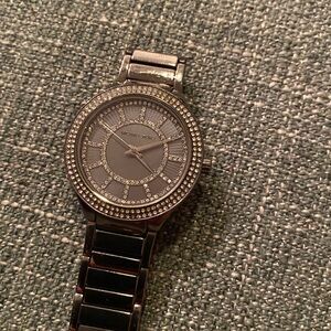Michael Kors MK3410 Kerry Grey Dial Gunmetal Stainless Steel Women's Watch
